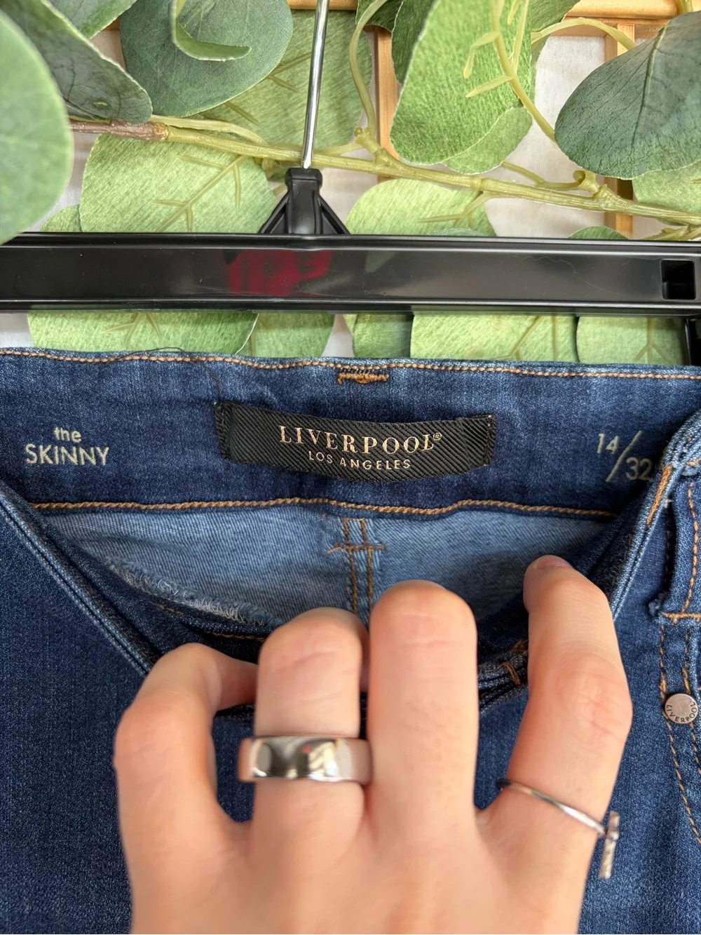 Liverpool Jeans Company Dark Blue Skinny Jeans